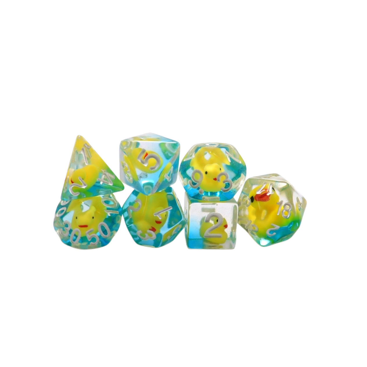 Two-color Core Yellow Duck 7-piece Filler Suit