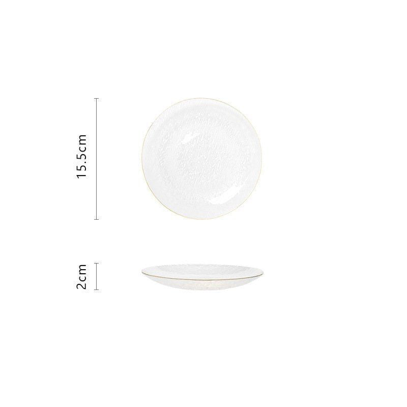 Horizontal Glass Plate Household Transparent