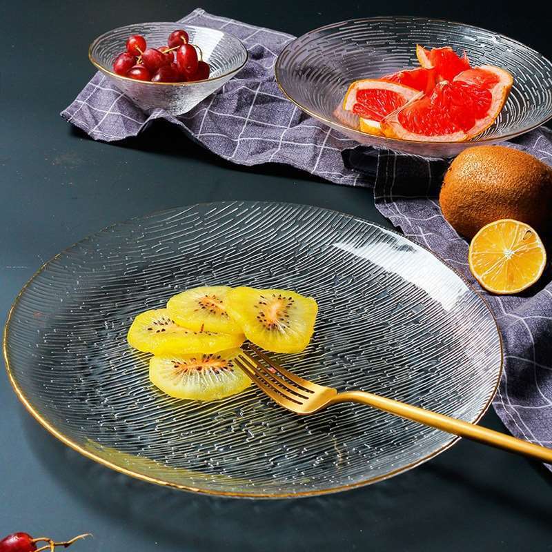 Horizontal Glass Plate Household Transparent