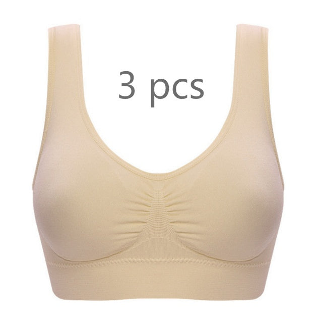 Seamless Push Up Bra 3 Pcs Set