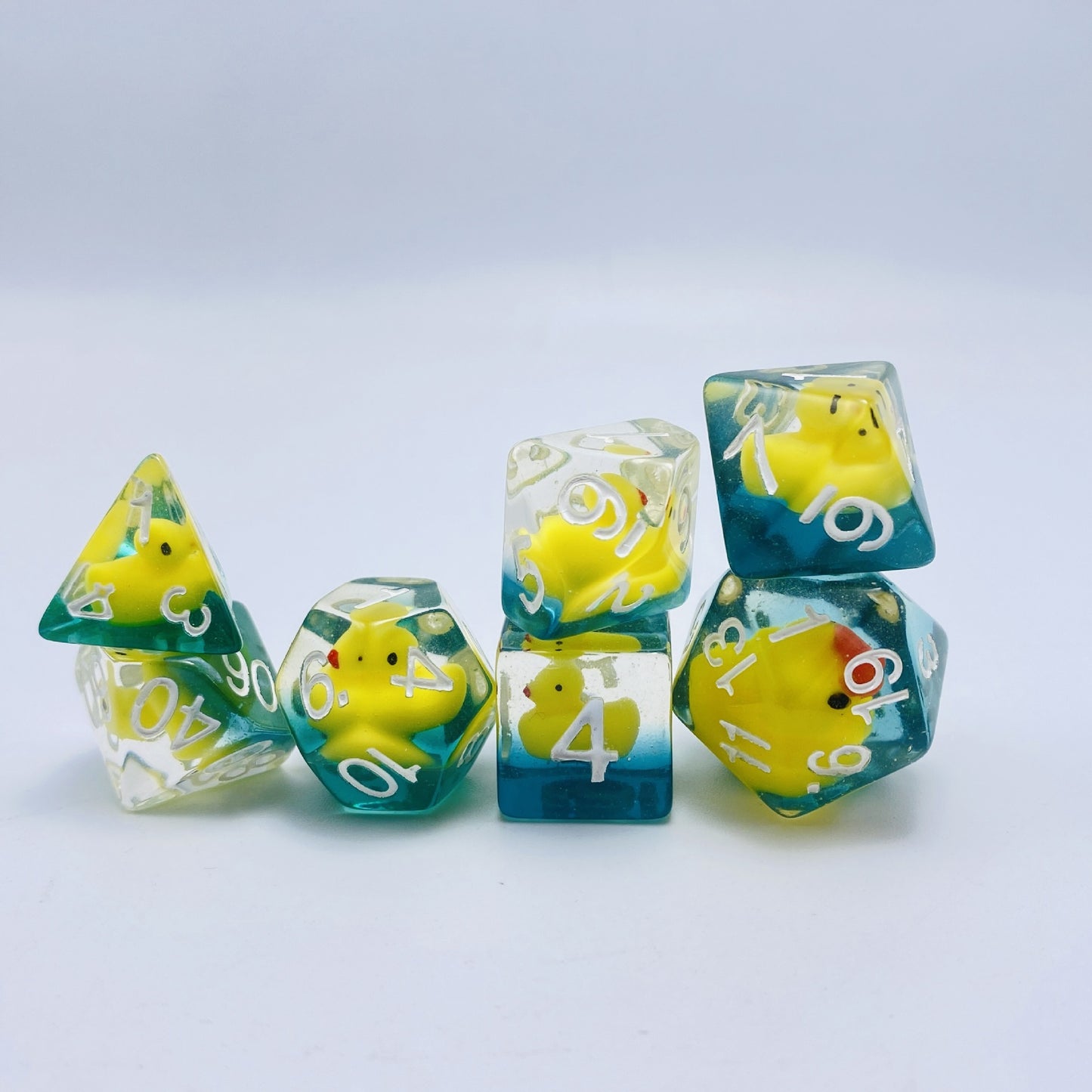 Two-color Core Yellow Duck 7-piece Filler Suit