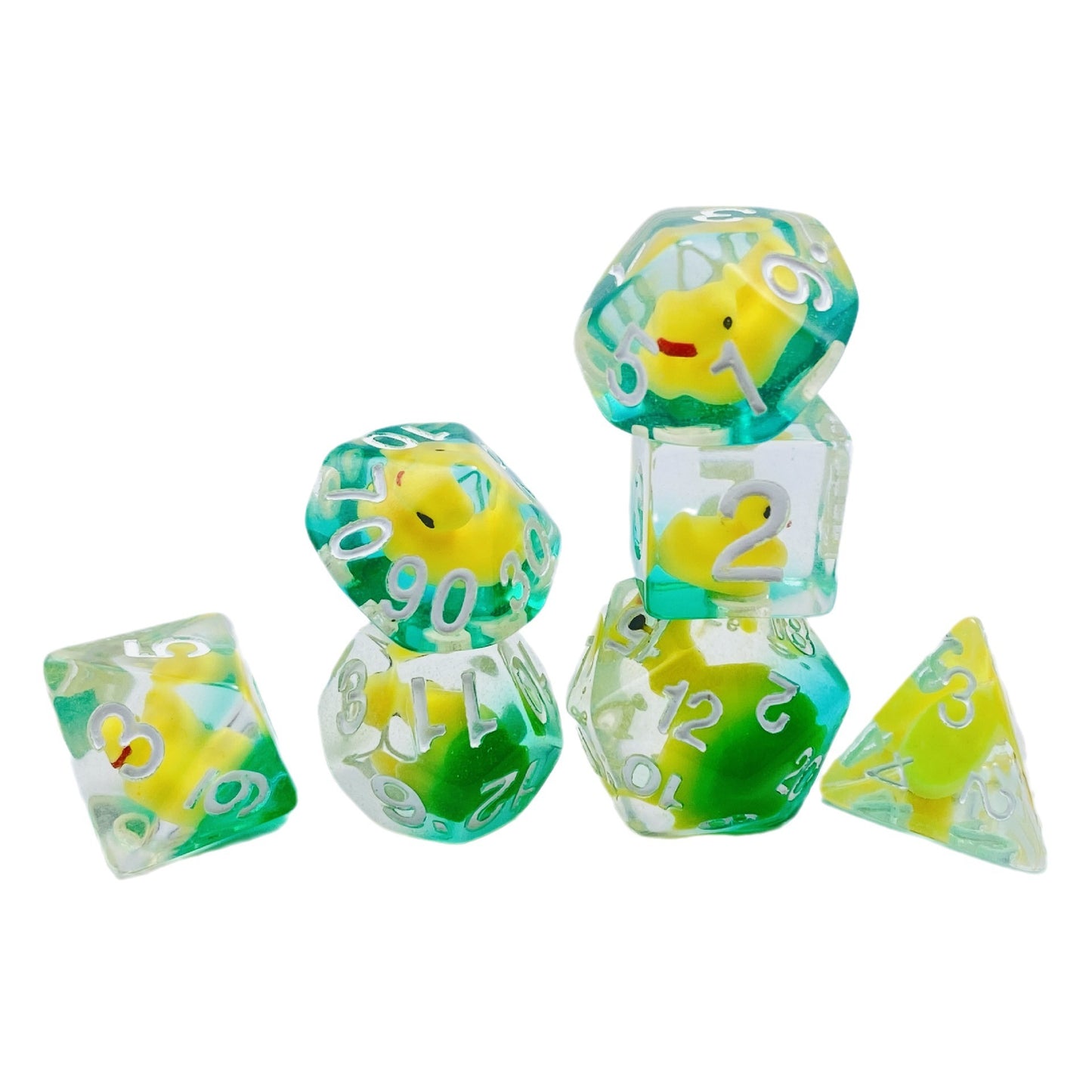 Two-color Core Yellow Duck 7-piece Filler Suit