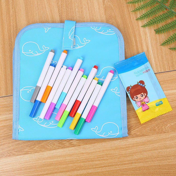 Children's Portable Drawing Book Blackboard Album