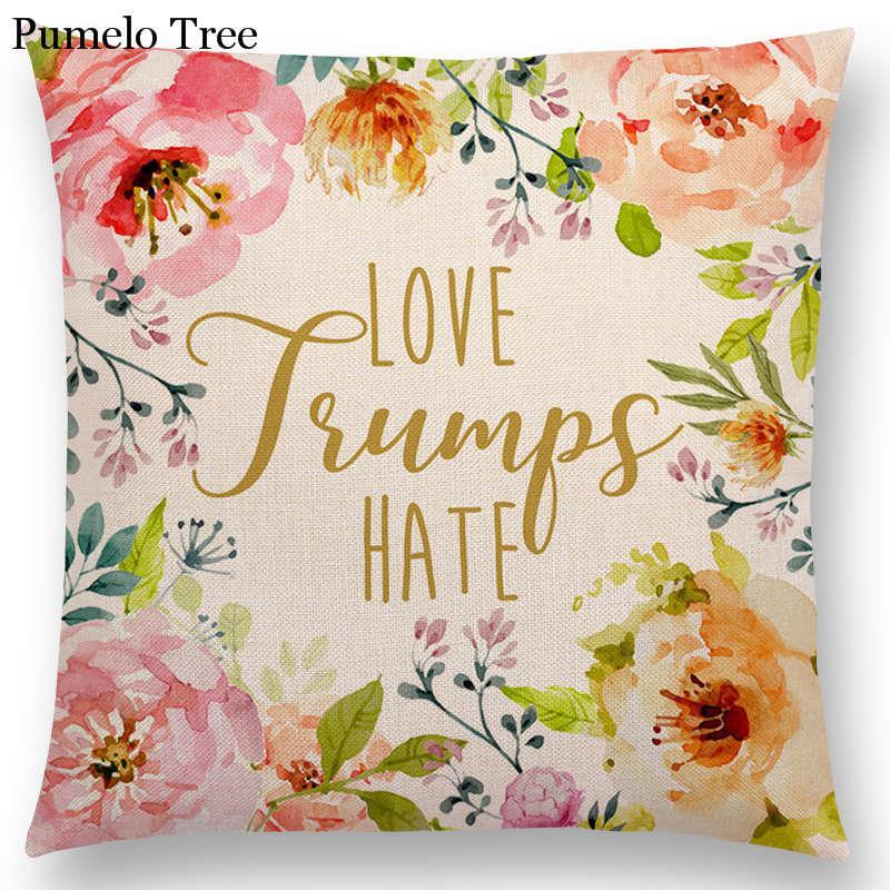 Linen Home Furnishing Sofa Cushion Cover