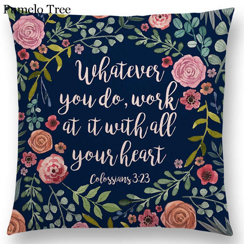 Linen Home Furnishing Sofa Cushion Cover