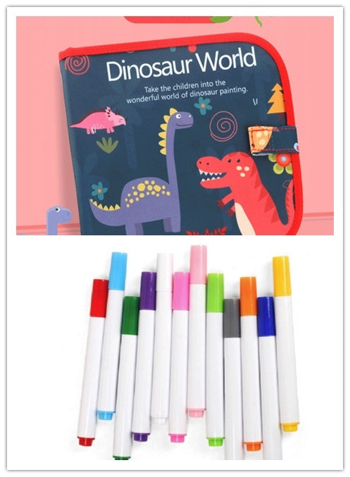 Children's Portable Drawing Book Blackboard Album