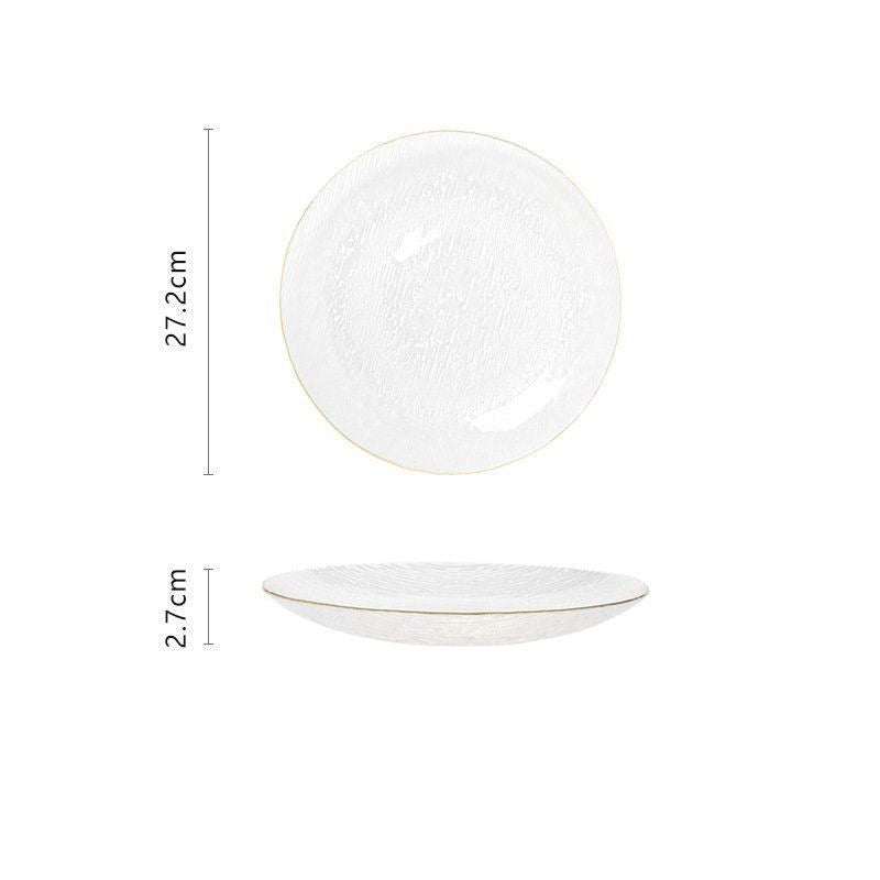 Horizontal Glass Plate Household Transparent