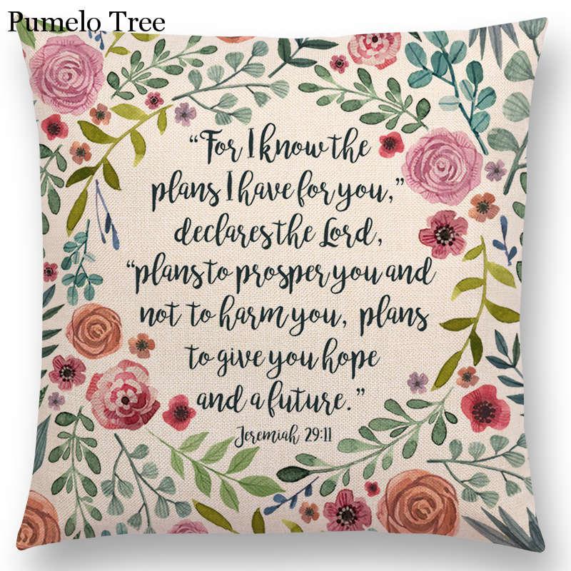 Linen Home Furnishing Sofa Cushion Cover