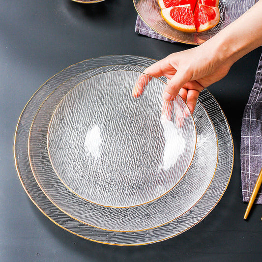Horizontal Glass Plate Household Transparent