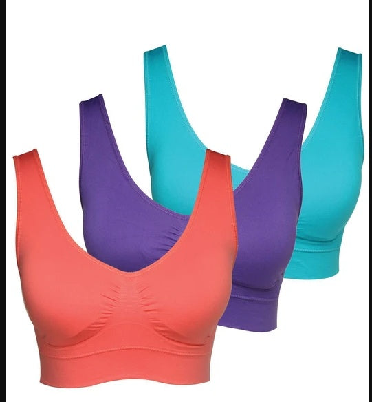Seamless Push Up Bra 3 Pcs Set