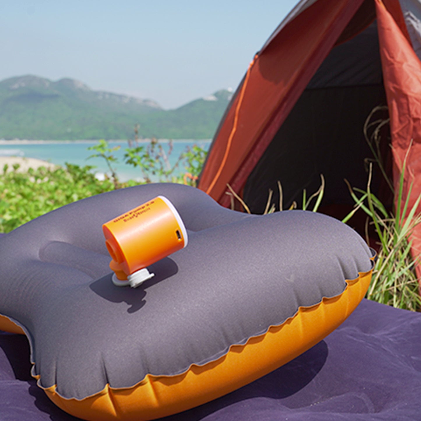 Portable Outdoor Air Pum P With High Adaptability Of Various Air Nozzles
