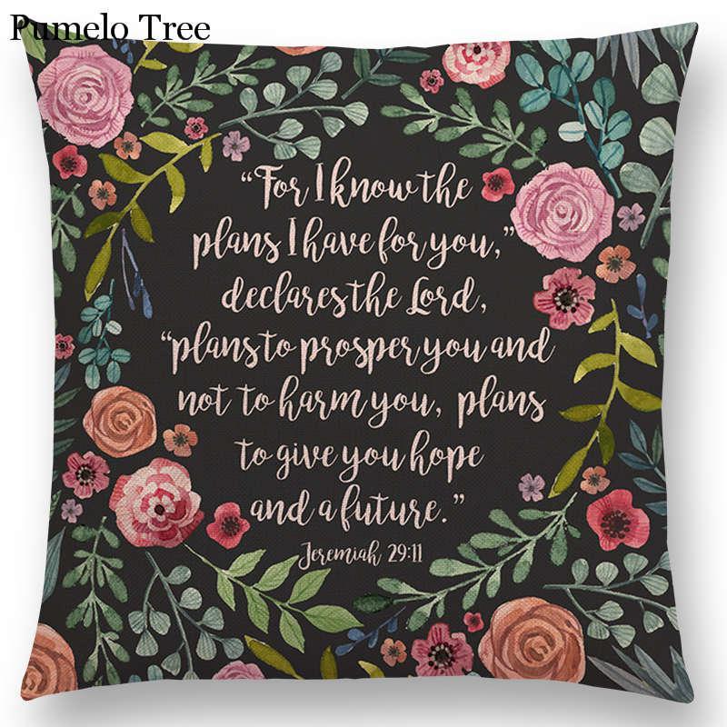 Linen Home Furnishing Sofa Cushion Cover