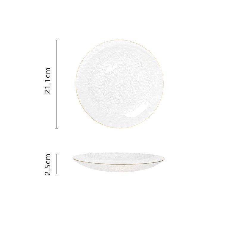 Horizontal Glass Plate Household Transparent