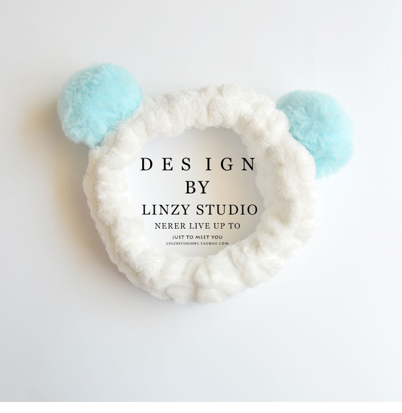 Cute Panda Ear Soft Carol Fleece