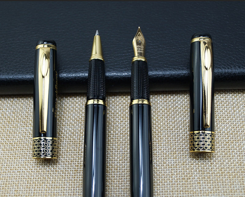 Pen Gift Box With Metal Ink Bag For Signature