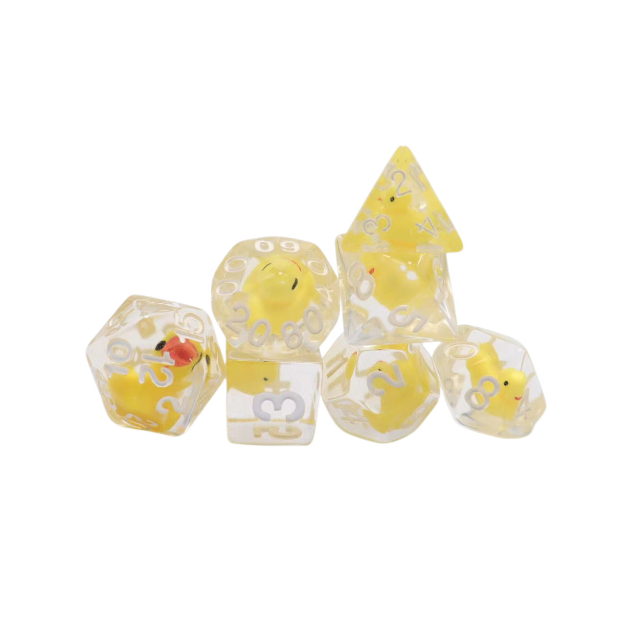 Two-color Core Yellow Duck 7-piece Filler Suit
