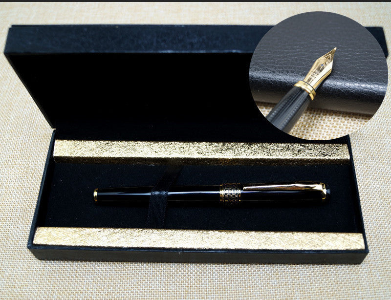 Pen Gift Box With Metal Ink Bag For Signature