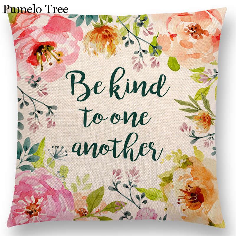 Linen Home Furnishing Sofa Cushion Cover