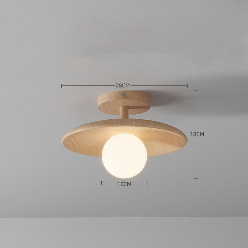 Simple Personality Log Wind Ceiling Aisle Lamp
