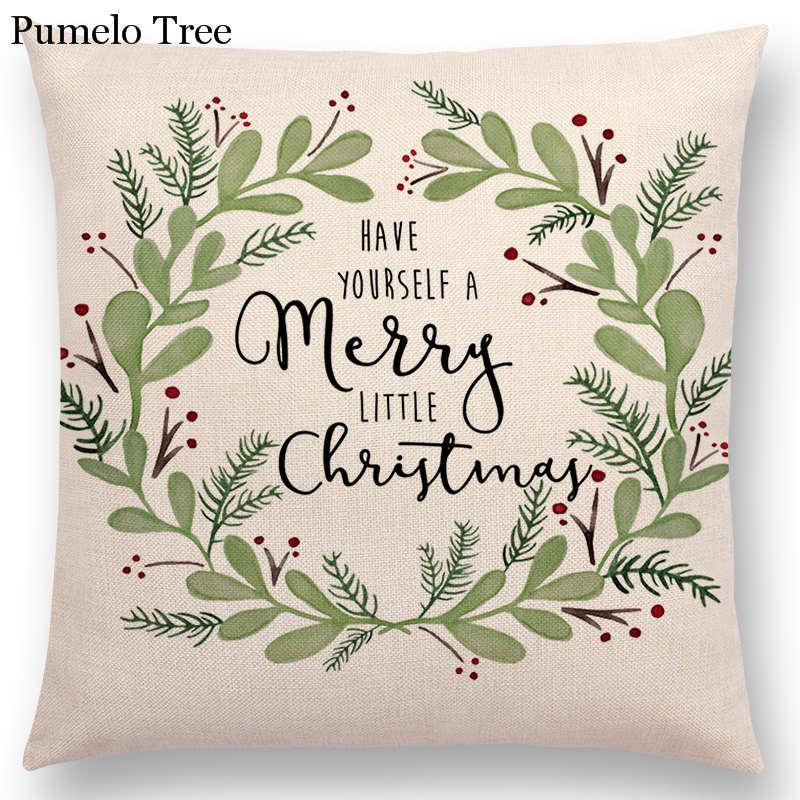 Linen Home Furnishing Sofa Cushion Cover
