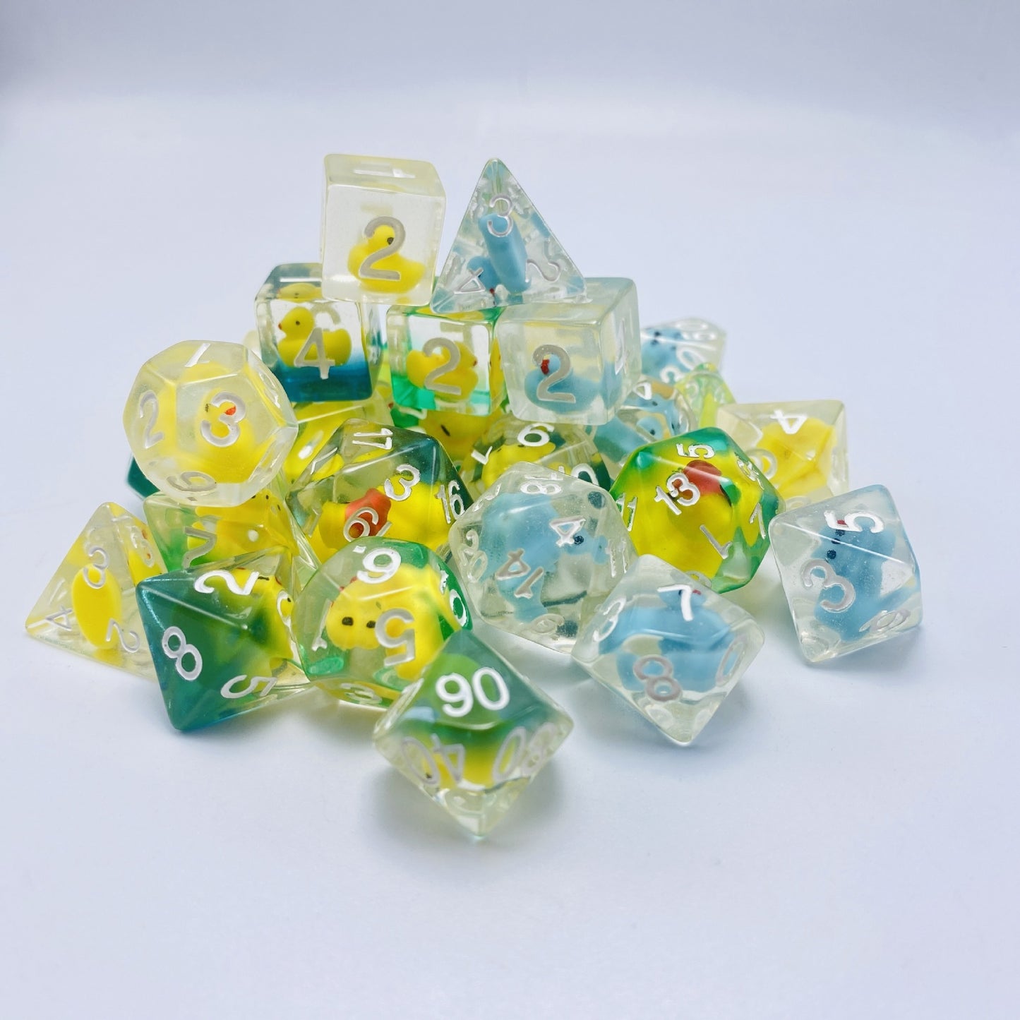 Two-color Core Yellow Duck 7-piece Filler Suit