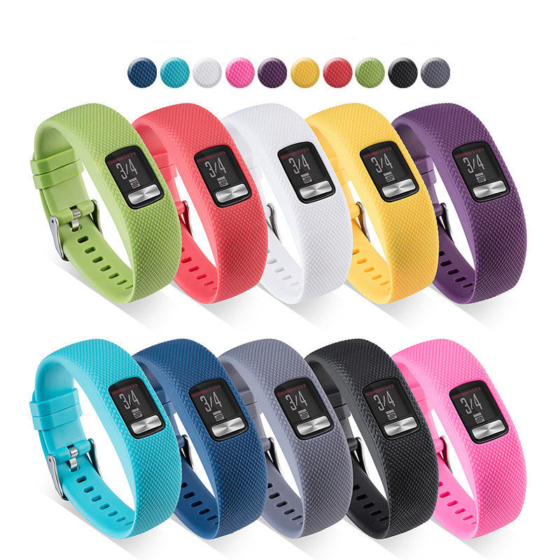 Simple Solid Color Silicone Replacement Bracelet Wristband
