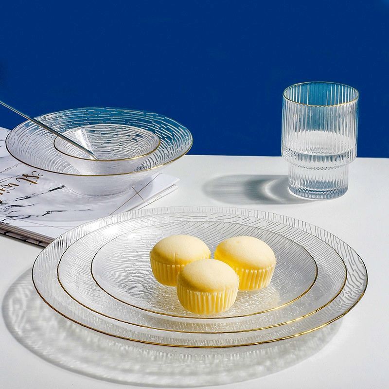 Horizontal Glass Plate Household Transparent