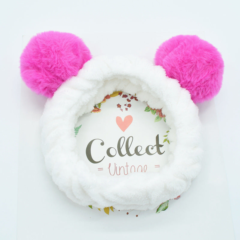 Cute Panda Ear Soft Carol Fleece