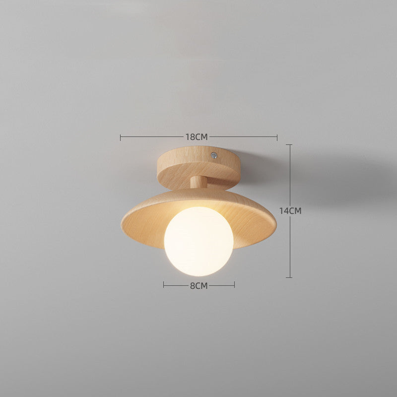 Simple Personality Log Wind Ceiling Aisle Lamp