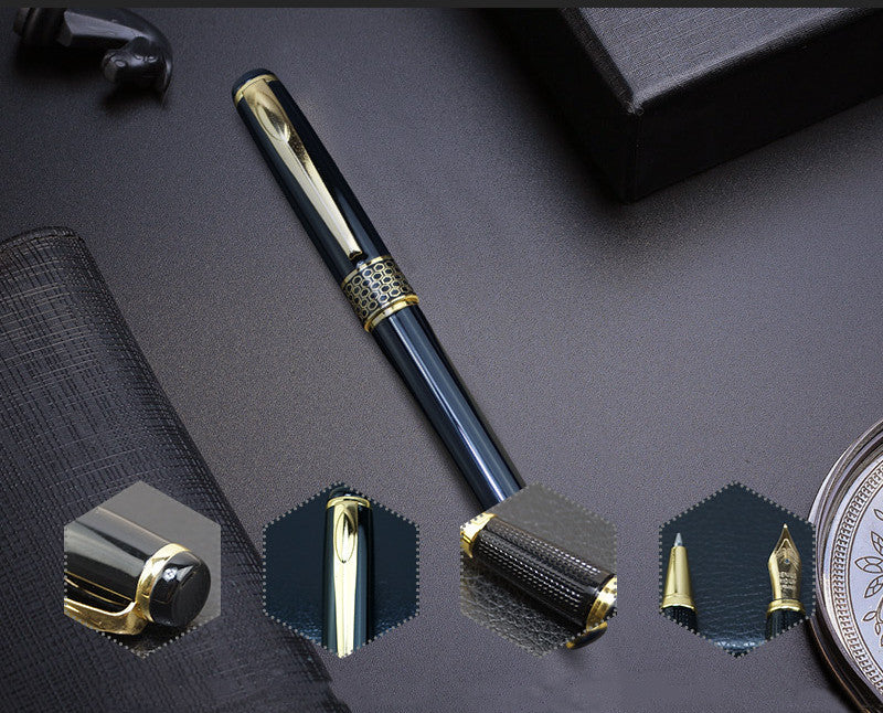 Pen Gift Box With Metal Ink Bag For Signature