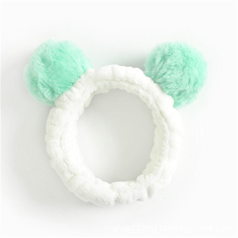 Cute Panda Ear Soft Carol Fleece