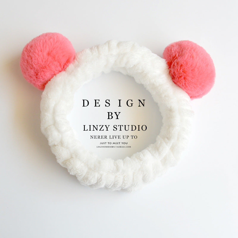 Cute Panda Ear Soft Carol Fleece