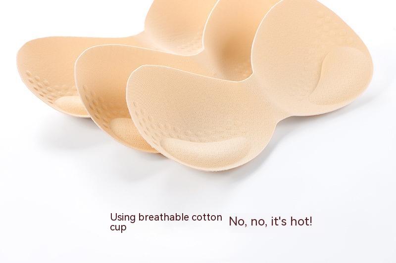 Letter Splicing Contrast Color Wireless One-piece Three-dimensional Cup Fashion Bra