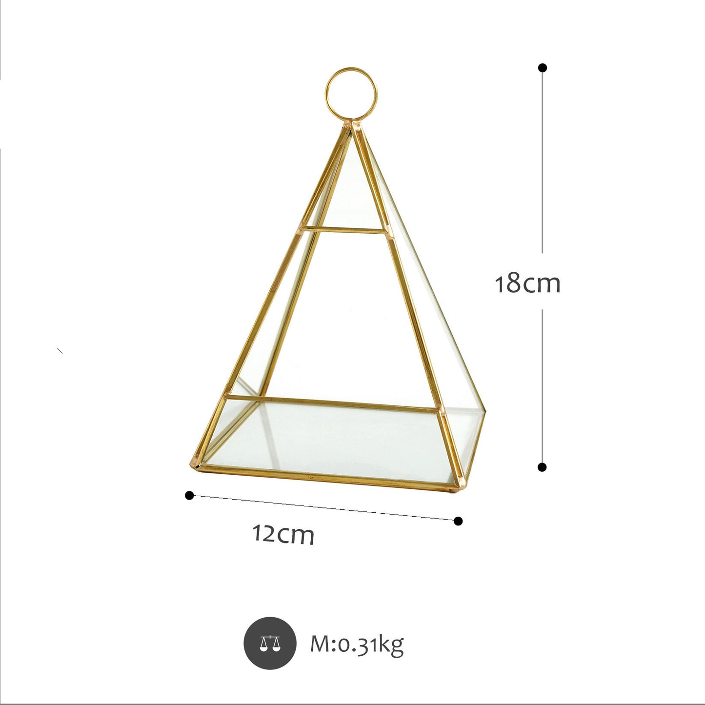 Phnom Penh Glass Flower House Brass Cake Display Plate Display Storage