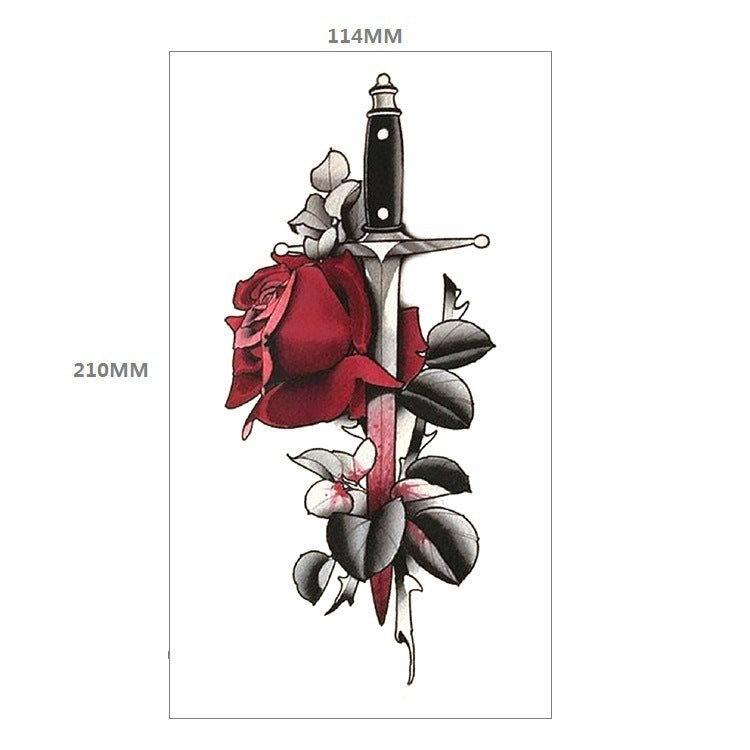 Waterproof Tattoo Sticker Symbol Totem Animal Text Small Half Arm Tattoo Sticker