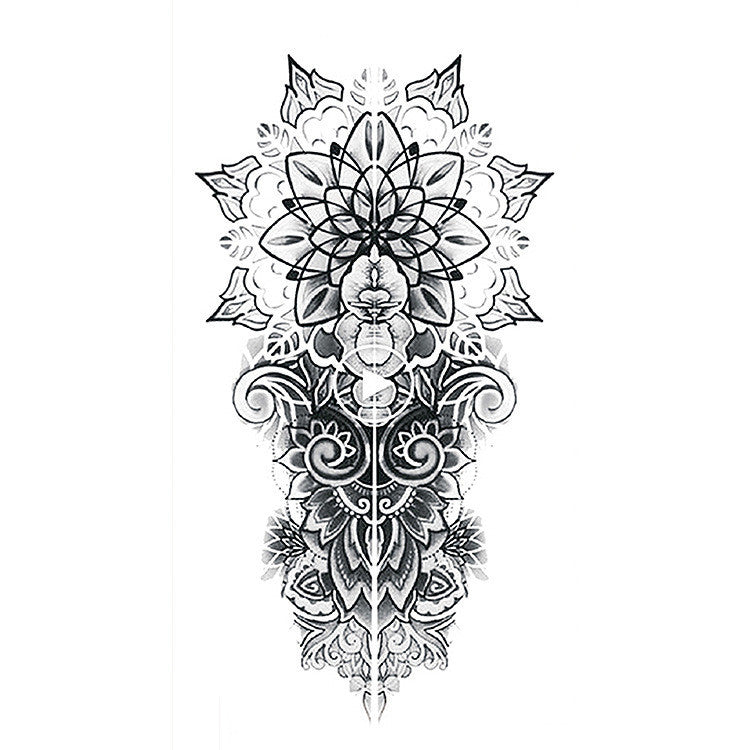 Waterproof Tattoo Sticker Symbol Totem Animal Text Small Half Arm Tattoo Sticker