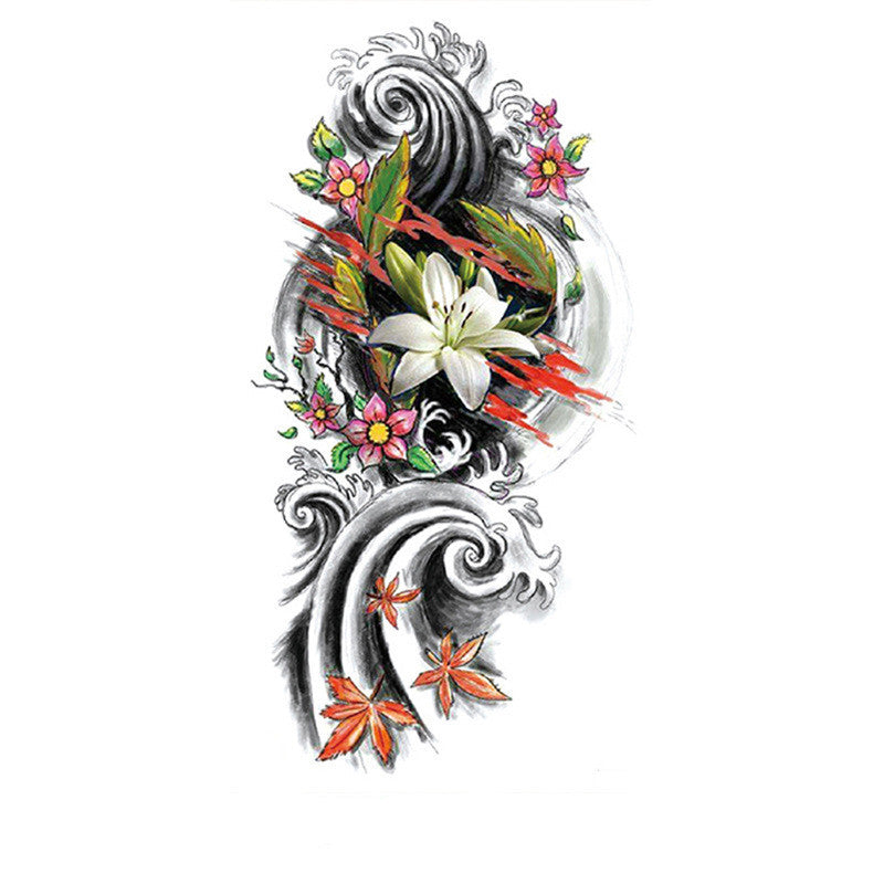 Waterproof Tattoo Sticker Symbol Totem Animal Text Small Half Arm Tattoo Sticker