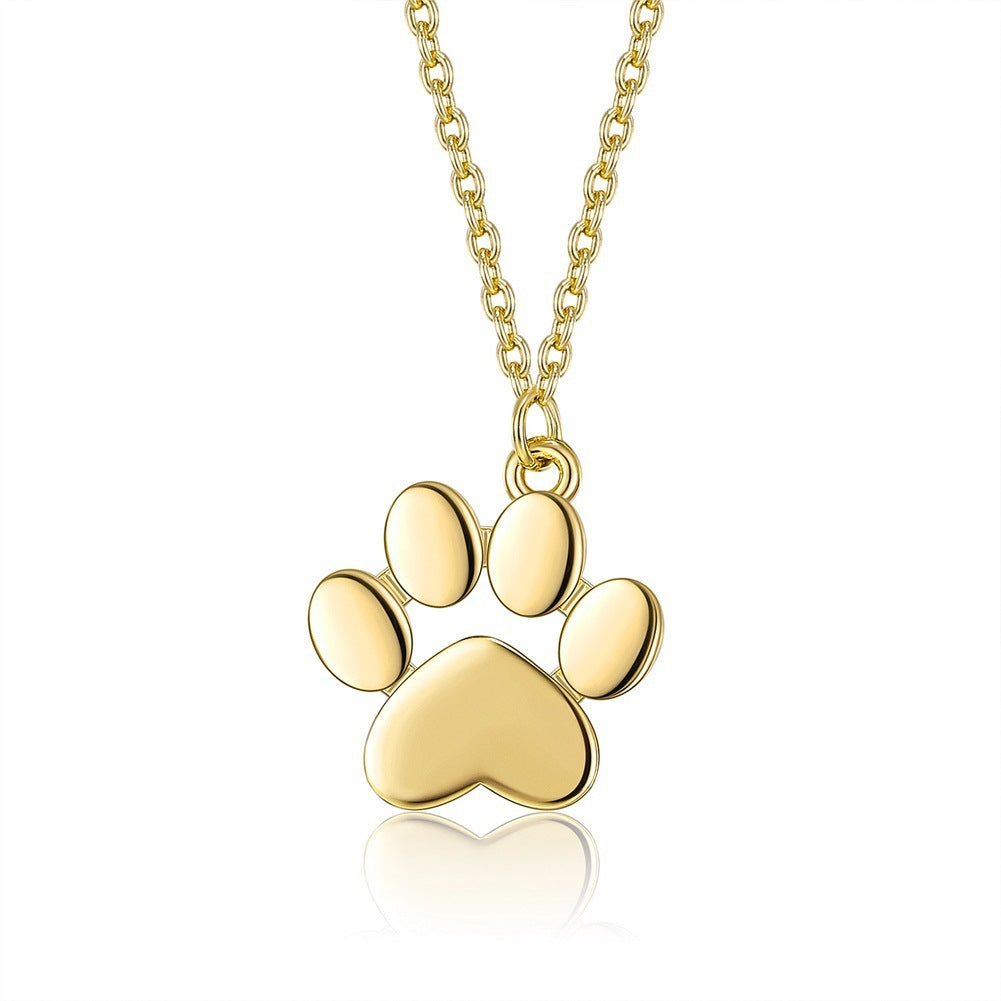 Cat Paw Cute Animal Fashion Clavicle Necklace Female