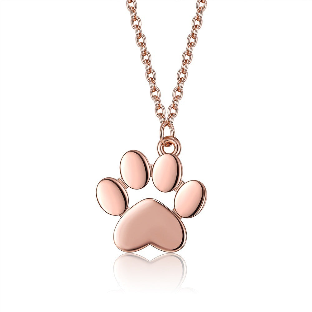 Cat Paw Cute Animal Fashion Clavicle Necklace Female