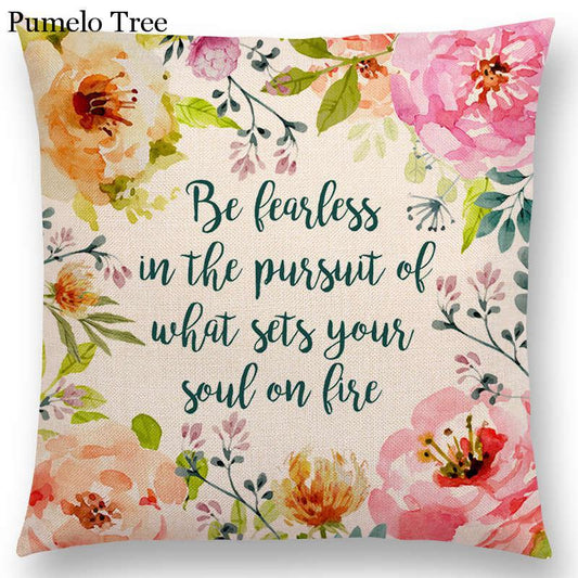 Linen Home Furnishing Sofa Cushion Cover