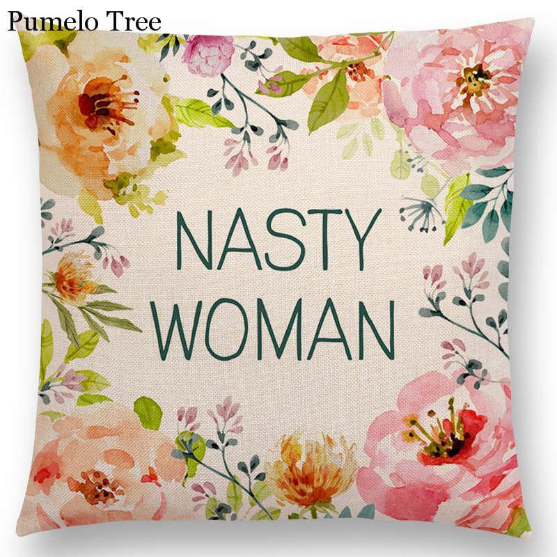 Linen Home Furnishing Sofa Cushion Cover