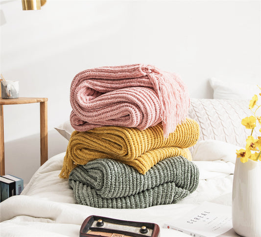 Chenille Knitted Wool Upholstery Accessories