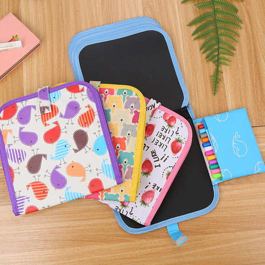 Children's Portable Drawing Book Blackboard Album