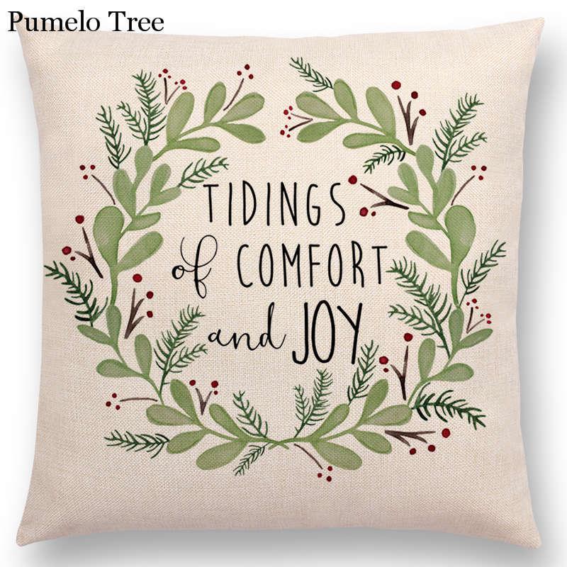 Linen Home Furnishing Sofa Cushion Cover